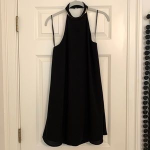 Forever 21 high neck halter with low back dress